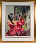 Robert Lenkiewicz (1941-2002) 'Painter with Anna-Rear View- Project 18' signed limited edition print