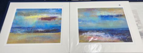 D Folley, a pair of limited edition prints 3/75, signed, unframed.