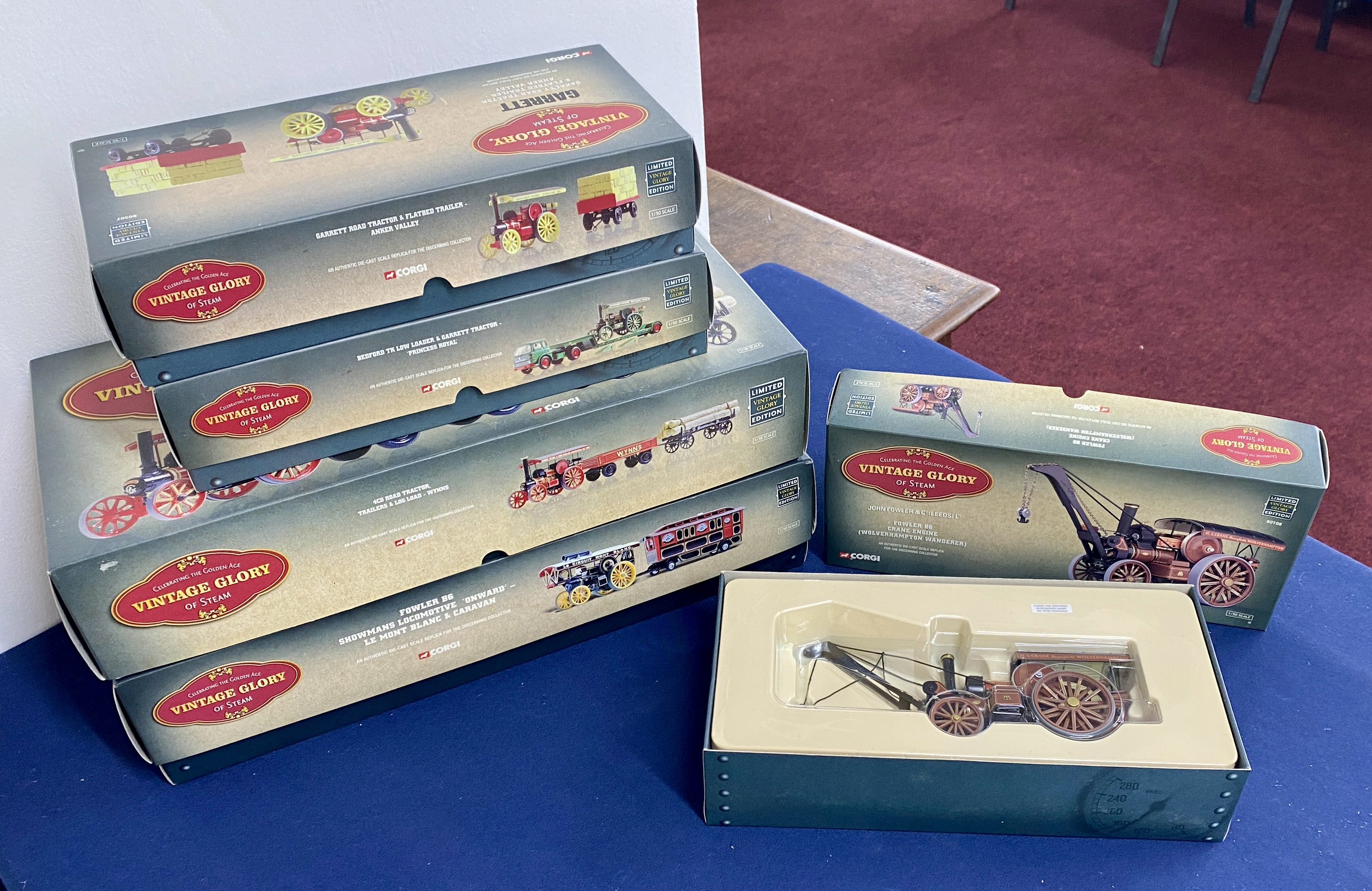 A collection of five Corgi items 1:50 scale. All Limited Edition ‘Vintage Glory’ - Celebrating the