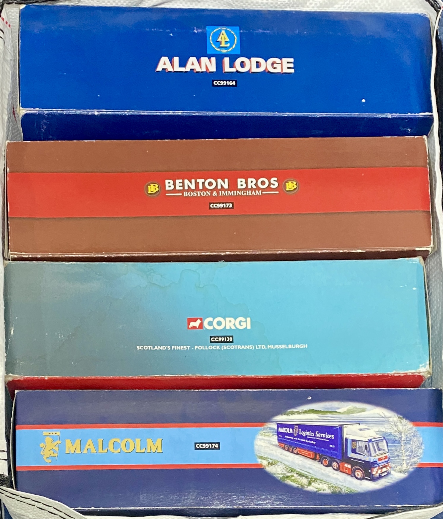 Collection of 4 large haulage truck sets in original boxes, scale 1:50 Corgi Hauliers of Renown - Image 3 of 3