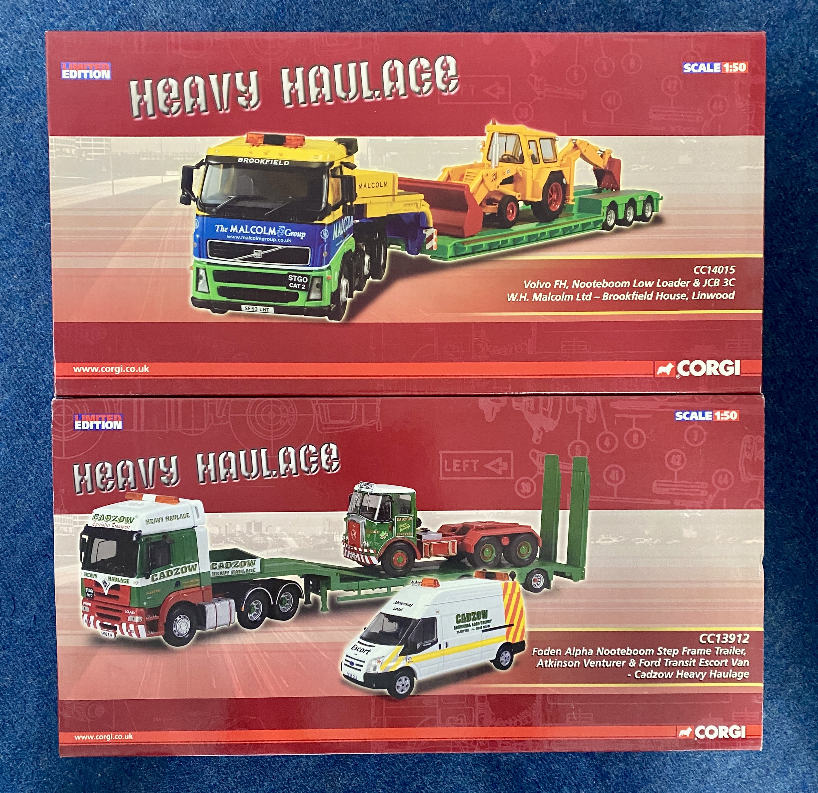 Collection of 11 items, including haulage trucks, boxed, to include Corgi limited edition scale 1:50