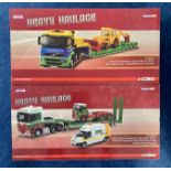 Collection of 11 items, including haulage trucks, boxed, to include Corgi limited edition scale 1:50