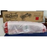 Halfords red racing car - Ride on toy. ‘Your little racer’s dream’. Metal body, rubber tyres &