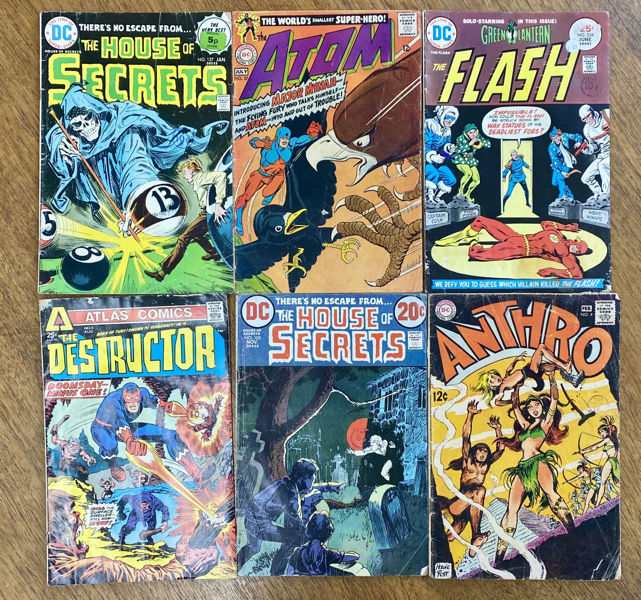 Collection of 43 Comics, Including five DC comics: The Atom, Anthro, The Flash, The House of - Bild 2 aus 3