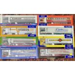 A large collection of 22 boxed Corgi model haulage trucks. 1:50 scale. Limited edition collectables,