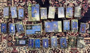 A collection of Super Scale 120mm Verlinden Productions military figurines and accessories, to