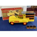 Coca-Cola Limited Edition pedal delivery truck. Diecast metal model, edition limited to 15,000