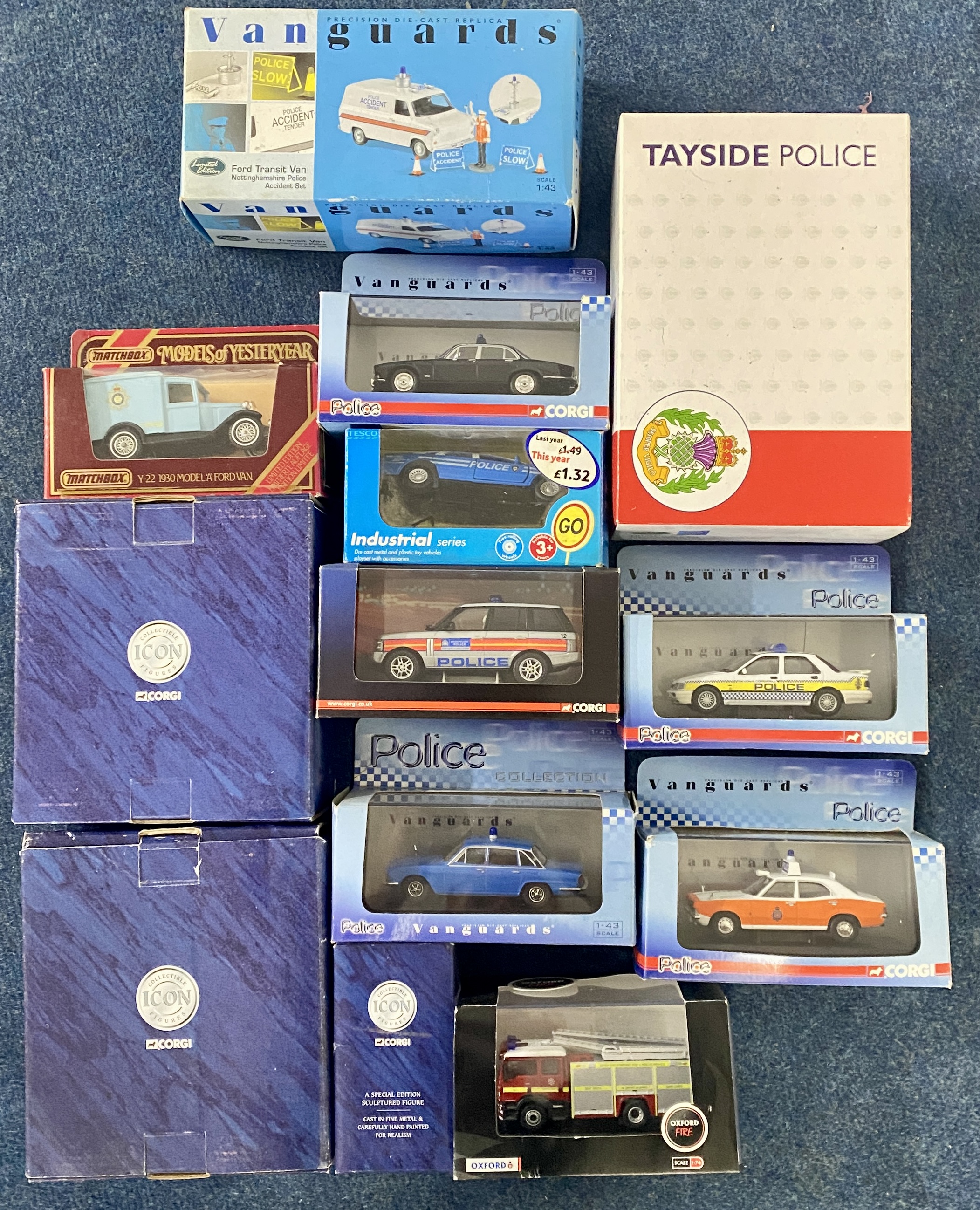 Collection of 61model cars and other related models to include Matchbox models of yesteryear Y-22