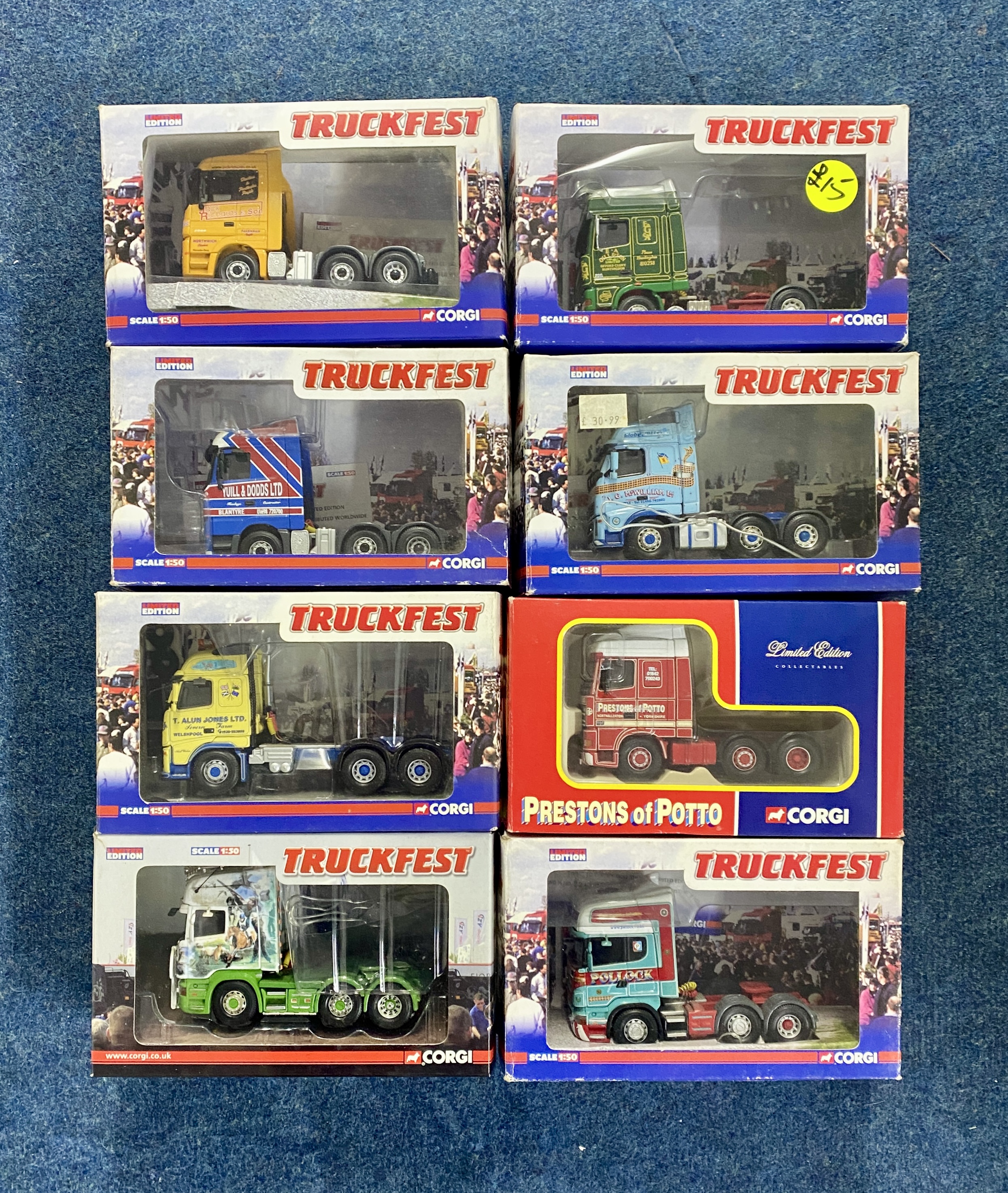 Large collection of 27 haulage trucks, boxed, to include: Corgi Limited edition scale 1:50 CC12421