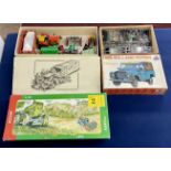 A KOVAO 1:25 scale AGRO set and a LWB 109 Land Rover 1/24 scale ESCI 3034