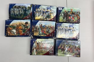 A collection of eight sets of 28mm boxed Perry Miniatures to include the 'British Napoleonic