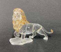 Swarovski Crystal Glass, Disney 'Lion King - Mufasa', boxed.