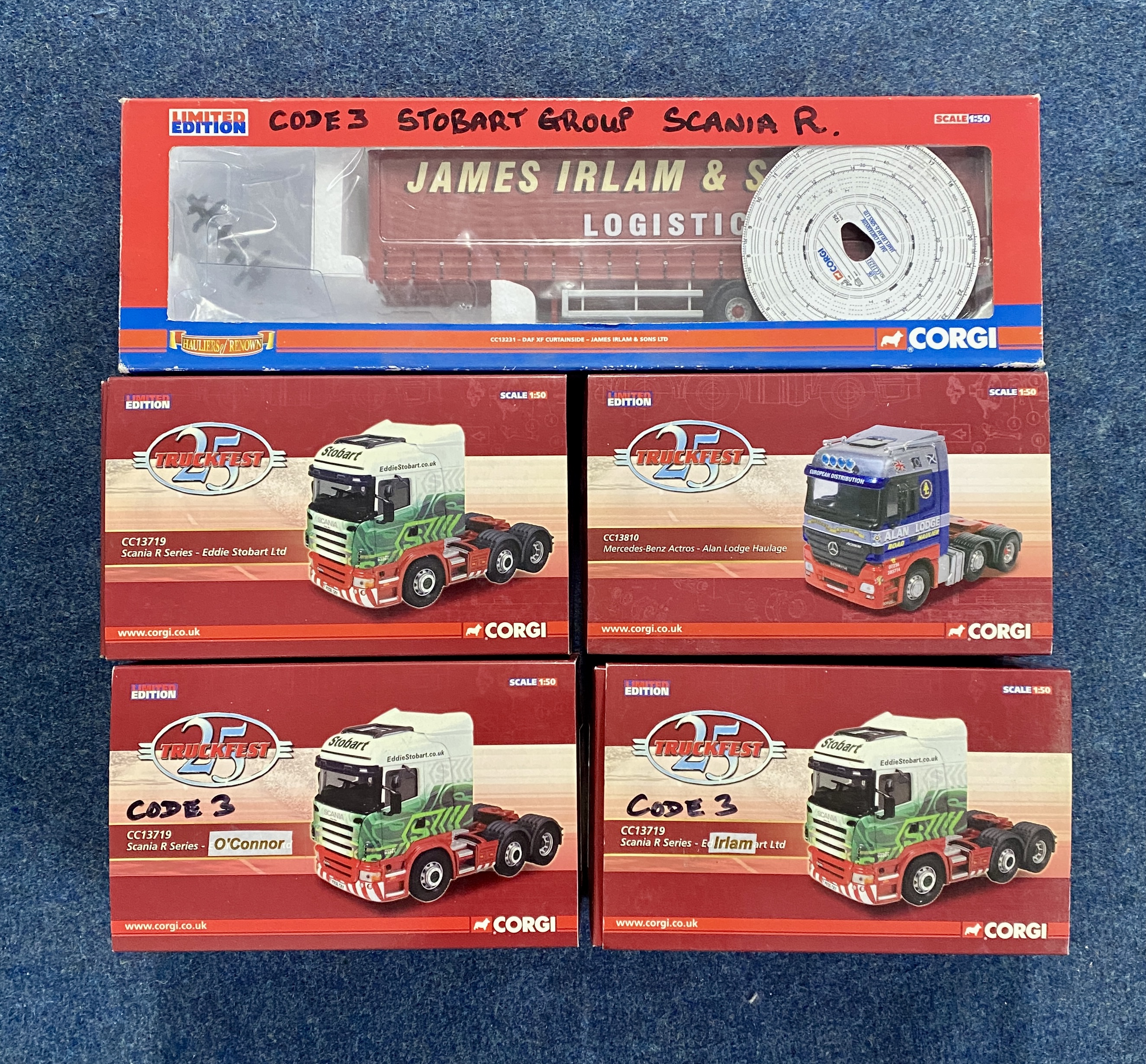 Large collection of 27 haulage trucks, boxed, to include: Corgi Limited edition scale 1:50 CC12421 - Bild 3 aus 4