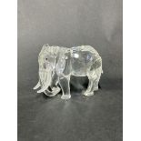 Swarovski Crystal Glass, 'Elephant' standing, unboxed.