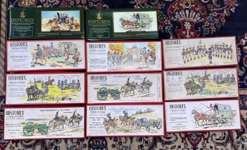 A collection of twenty two boxes of Historex figures to include five boxes of La Guande Armee-
