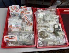 A collection of opened Historex plastic figures, to include 'Eugene De Beauharnais, 807 Colonel