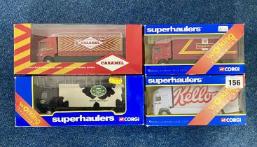 Collection of 43 haulage trucks, boxed, to include Corgi Norbert Dentressangle trucks 59537, Corgi