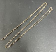 A 9ct gold watch chain, approx. 26.18g