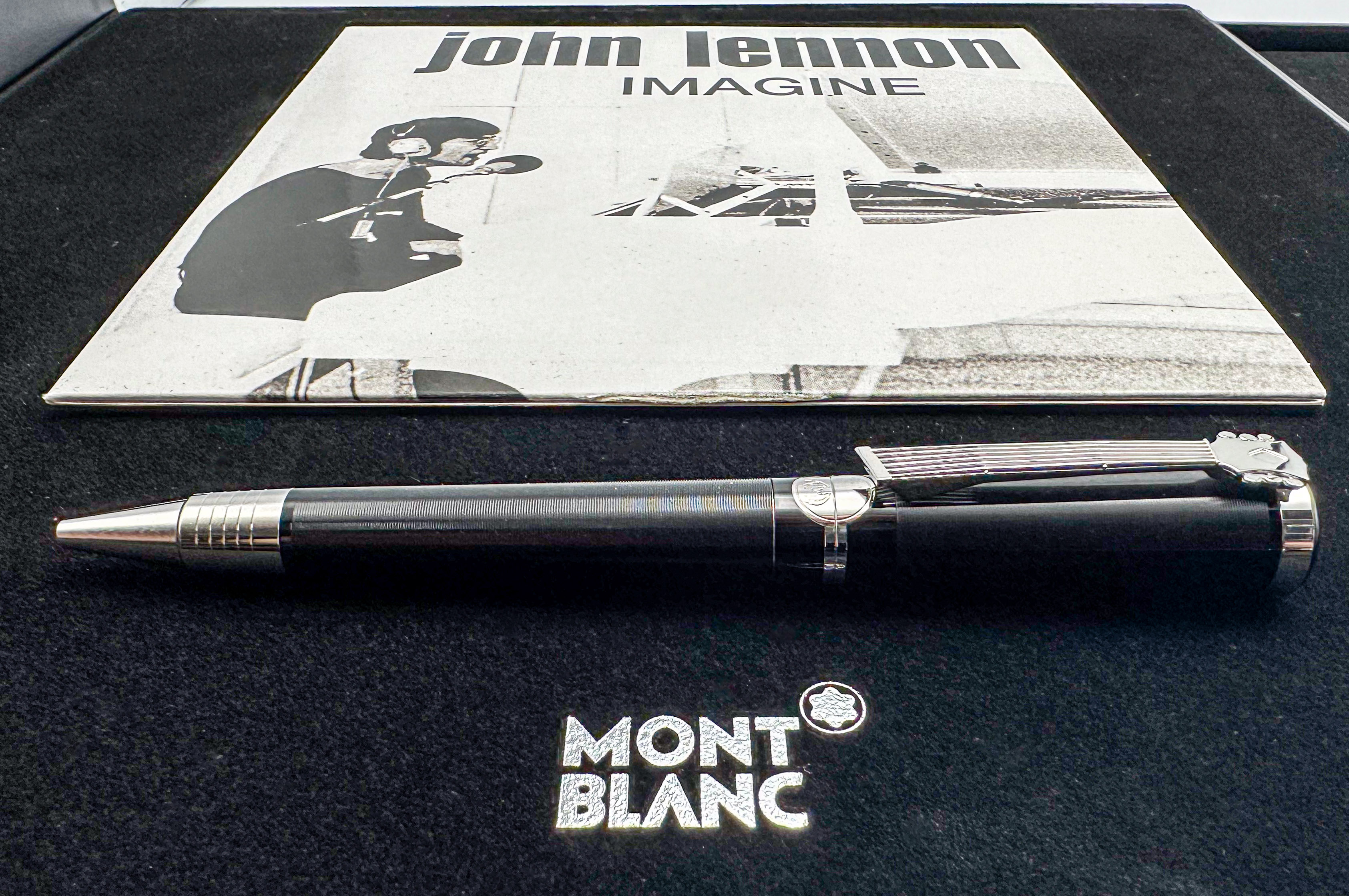 Mont Blanc, John Lennon special edition Ballpoint pen with Imagine vinyl record - Image 2 of 4