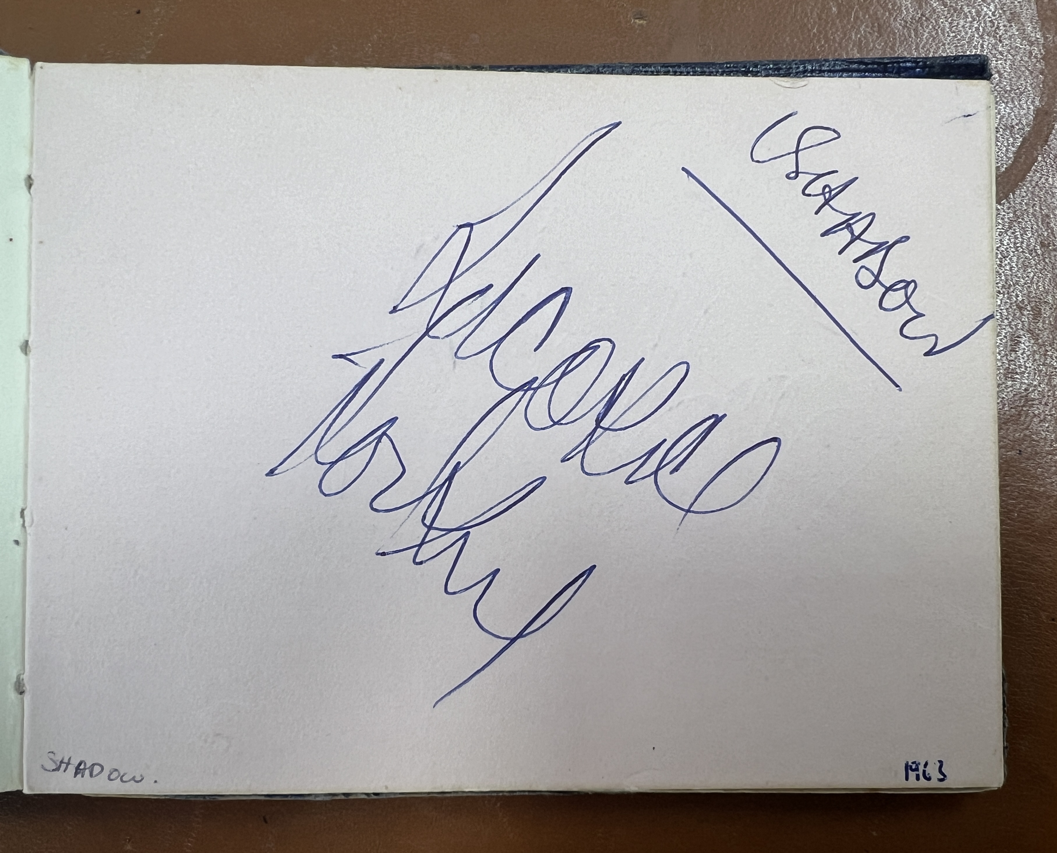 A 1960's autograph album containing autographs of various celebrities including Cliff Richard, - Image 6 of 37