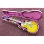 Gibson Les Paul Classic Lemon Burst Guitar 2012, serial 821031, model LPR8, Custom of the 1958 plain