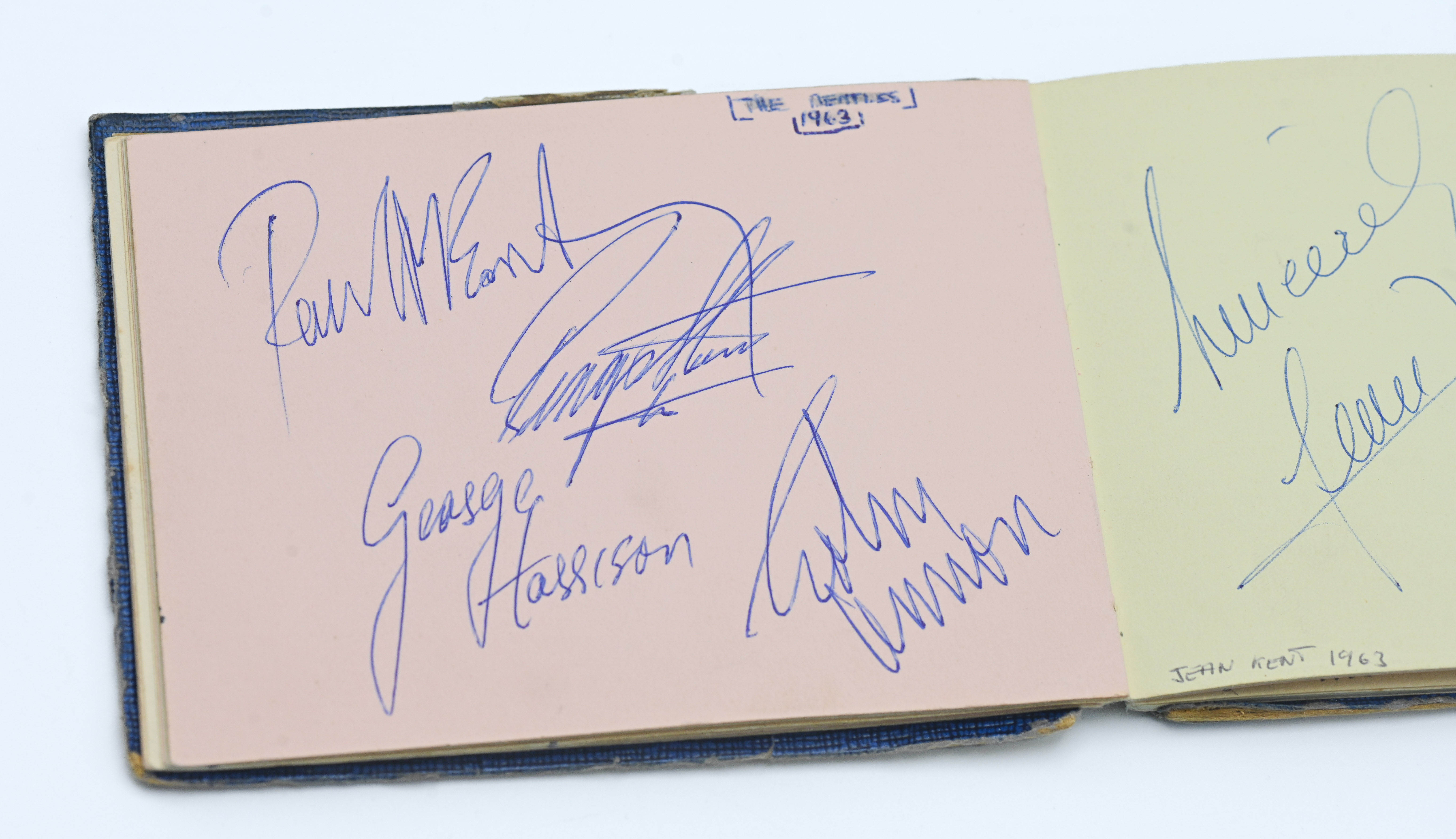 A 1960's autograph album containing autographs of various celebrities including Cliff Richard, - Image 3 of 37