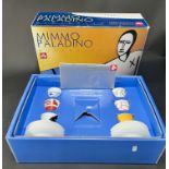 A set of Mimmo Paladino Illy espresso cups, boxed.