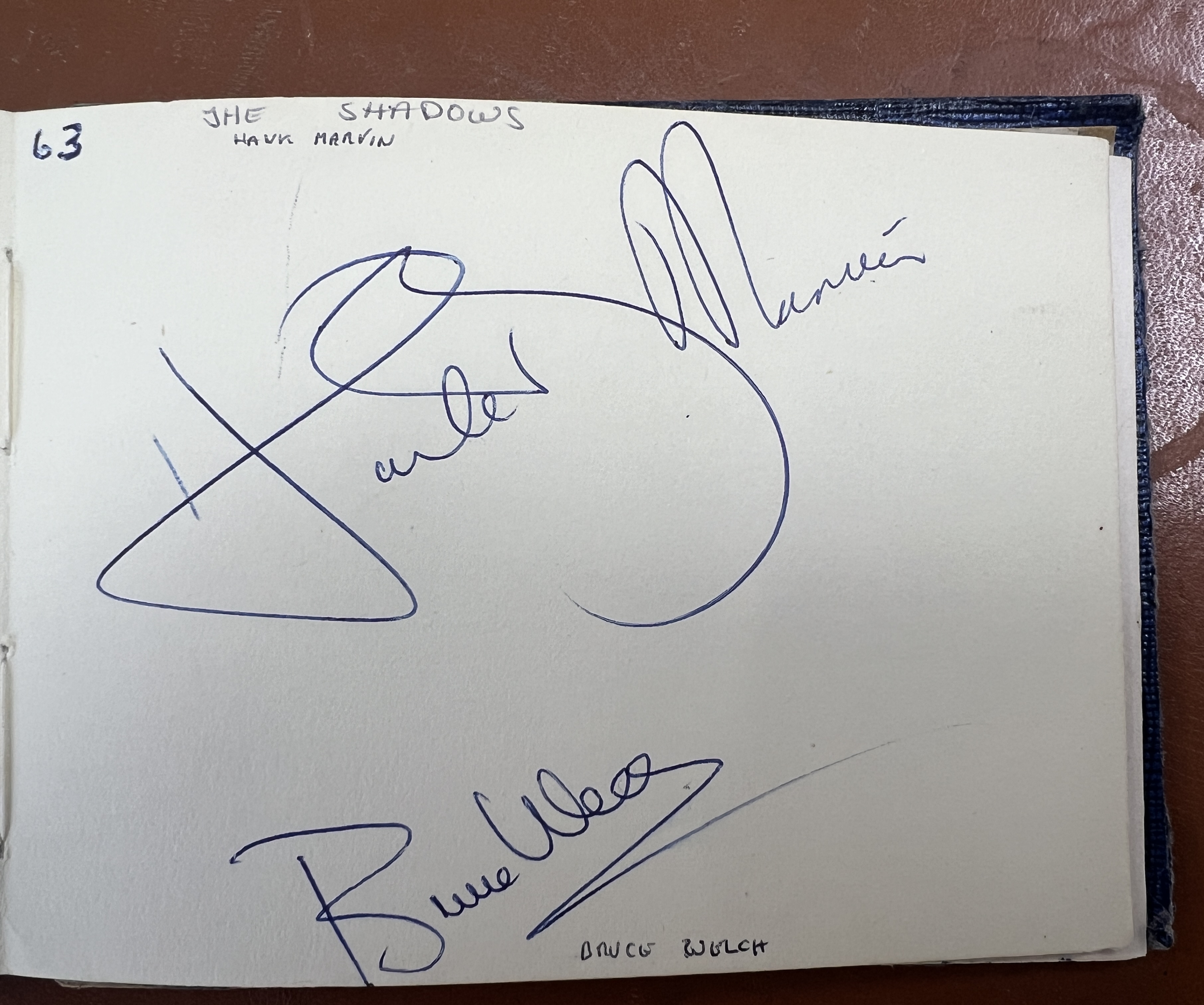 A 1960's autograph album containing autographs of various celebrities including Cliff Richard, - Image 34 of 37