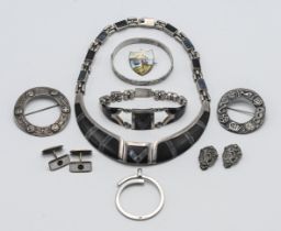 Bag of various Silver and other brooches, and jewellery