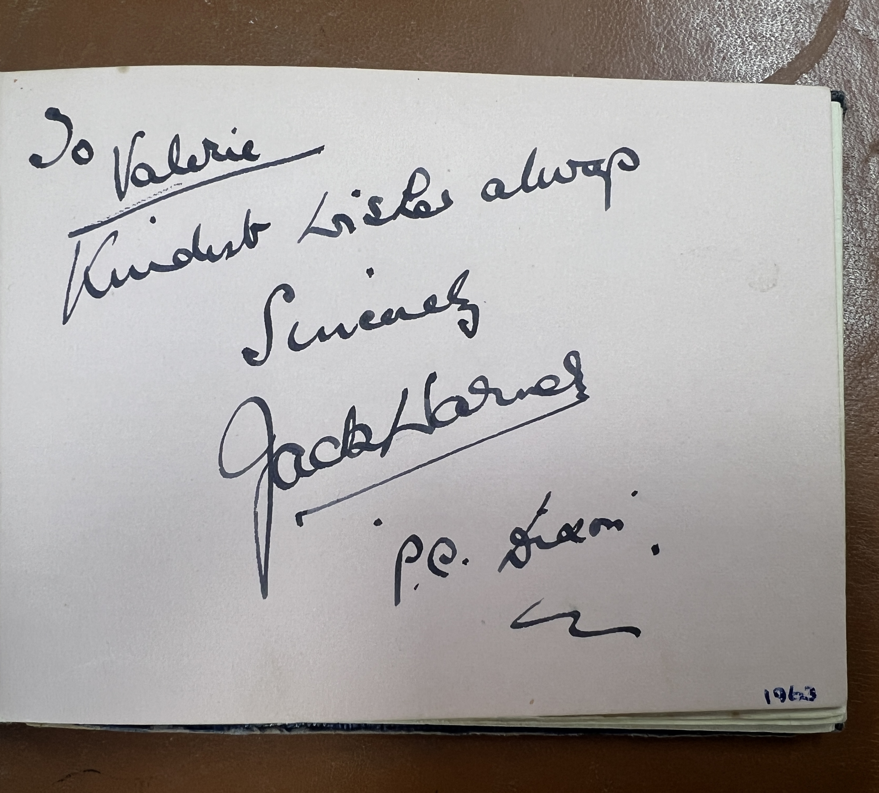 A 1960's autograph album containing autographs of various celebrities including Cliff Richard, - Image 13 of 37