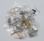 A mixed collection of nineteen necklaces, mainly silver.