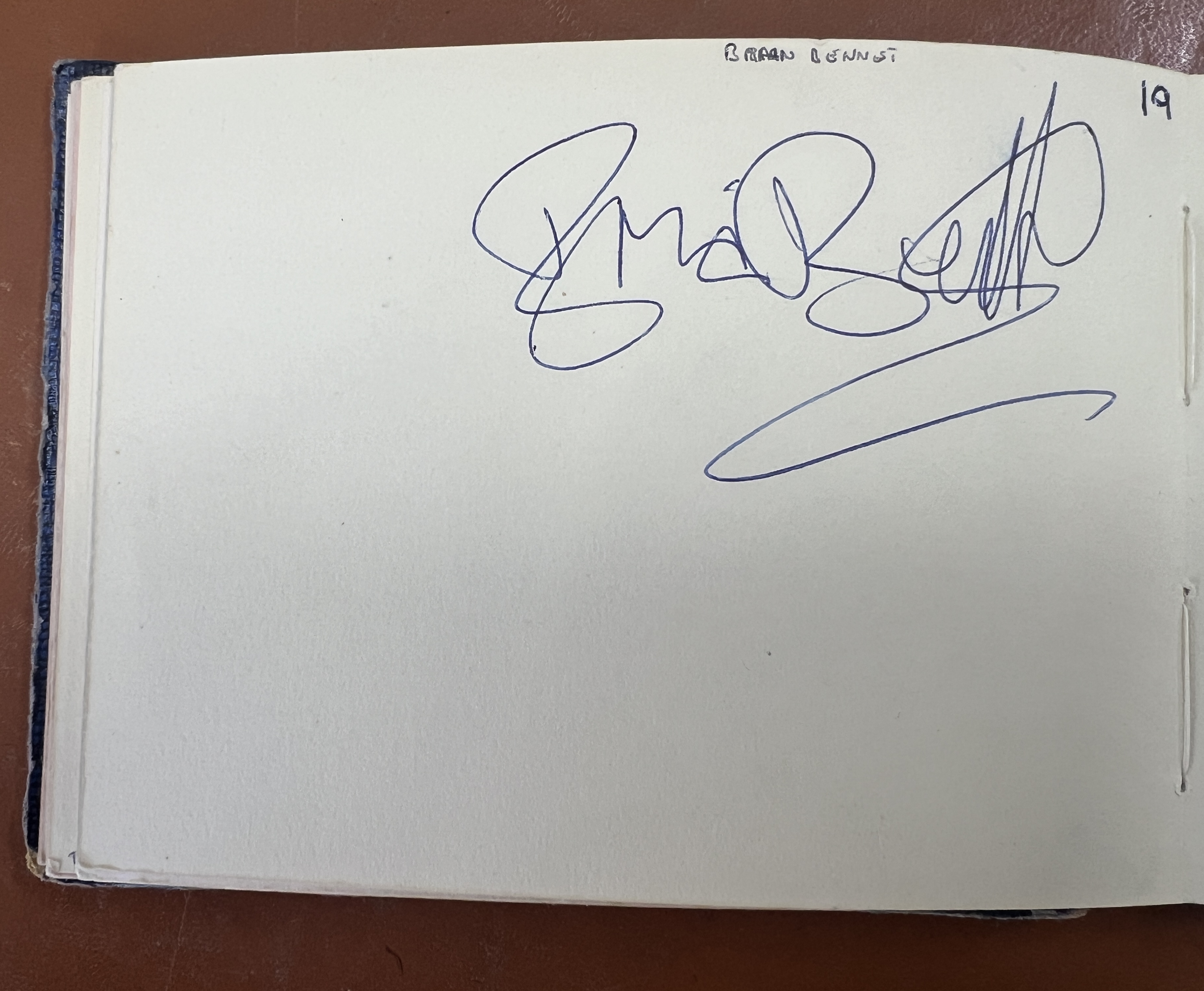 A 1960's autograph album containing autographs of various celebrities including Cliff Richard, - Image 33 of 37