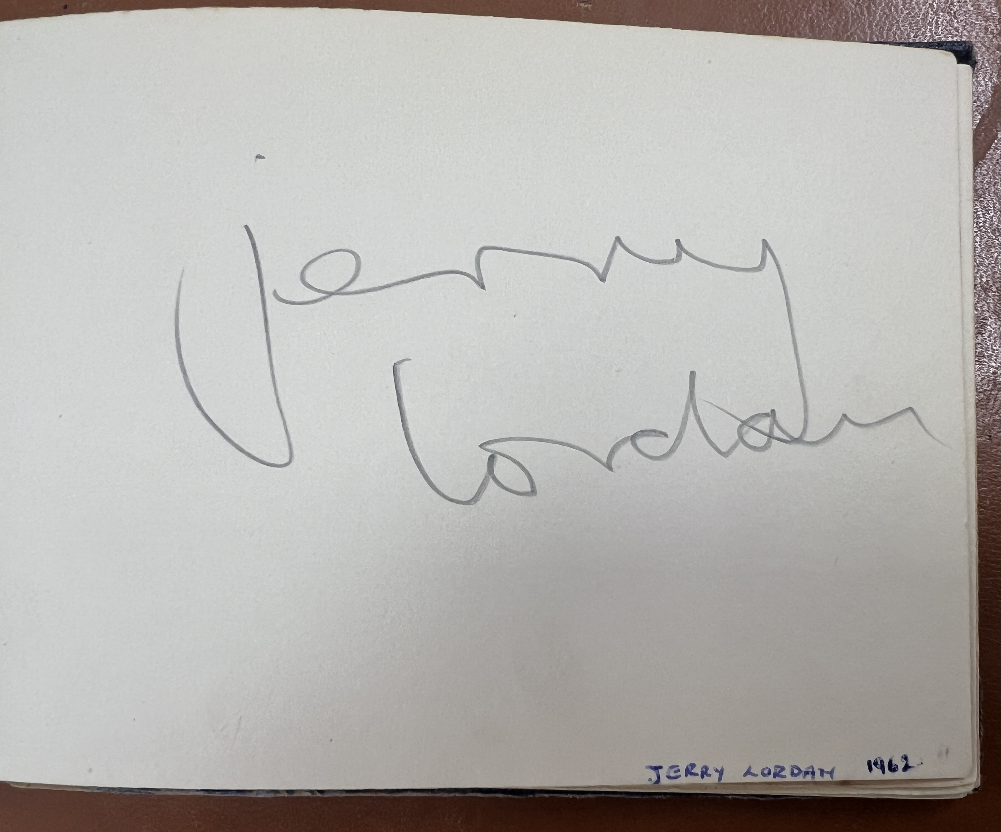 A 1960's autograph album containing autographs of various celebrities including Cliff Richard, - Image 15 of 37