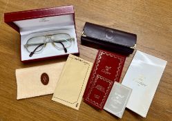 Cartier, lunettes/eyewear, number 5914, with certificate of guarentee