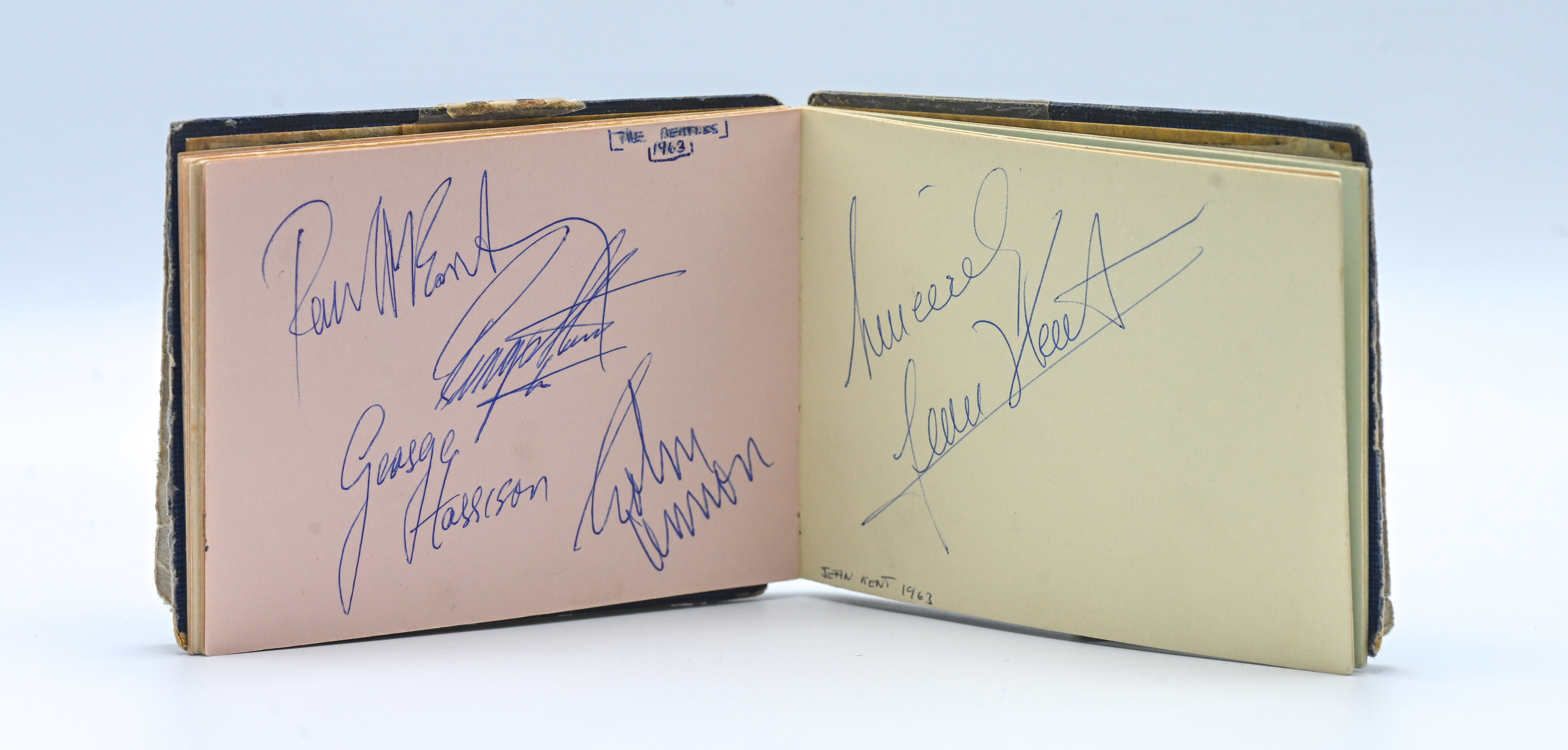 A 1960's autograph album containing autographs of various celebrities including Cliff Richard, - Image 4 of 37