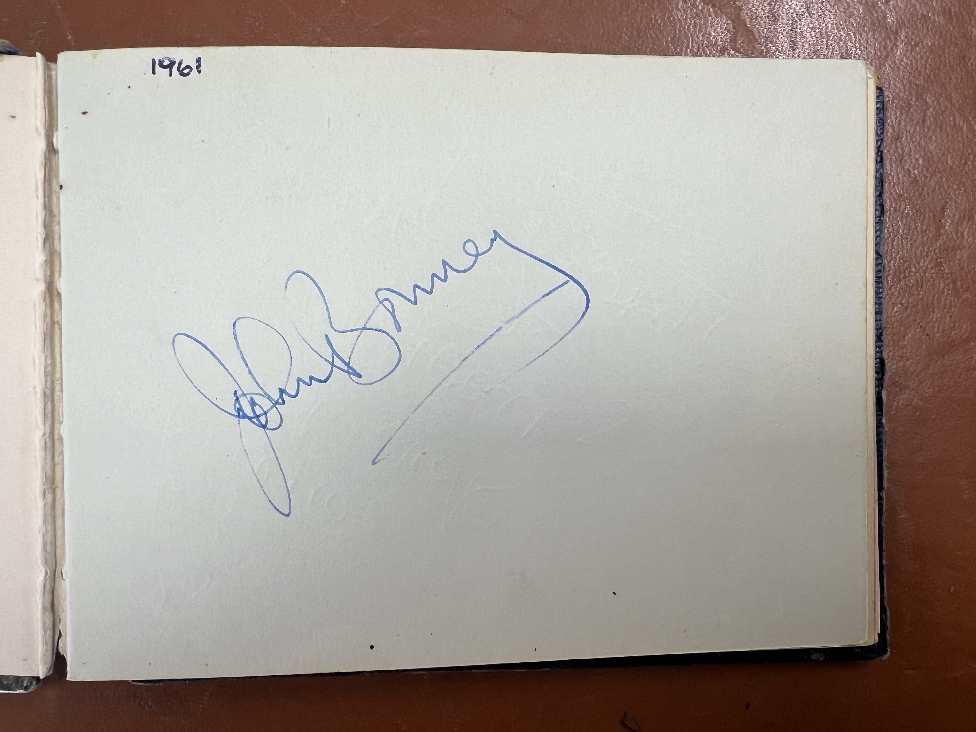 A 1960's autograph album containing autographs of various celebrities including Cliff Richard, - Image 37 of 37