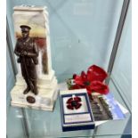 The Bradford Exchange 'First World War Centenary sculpture together with Equilibrium Poppy.