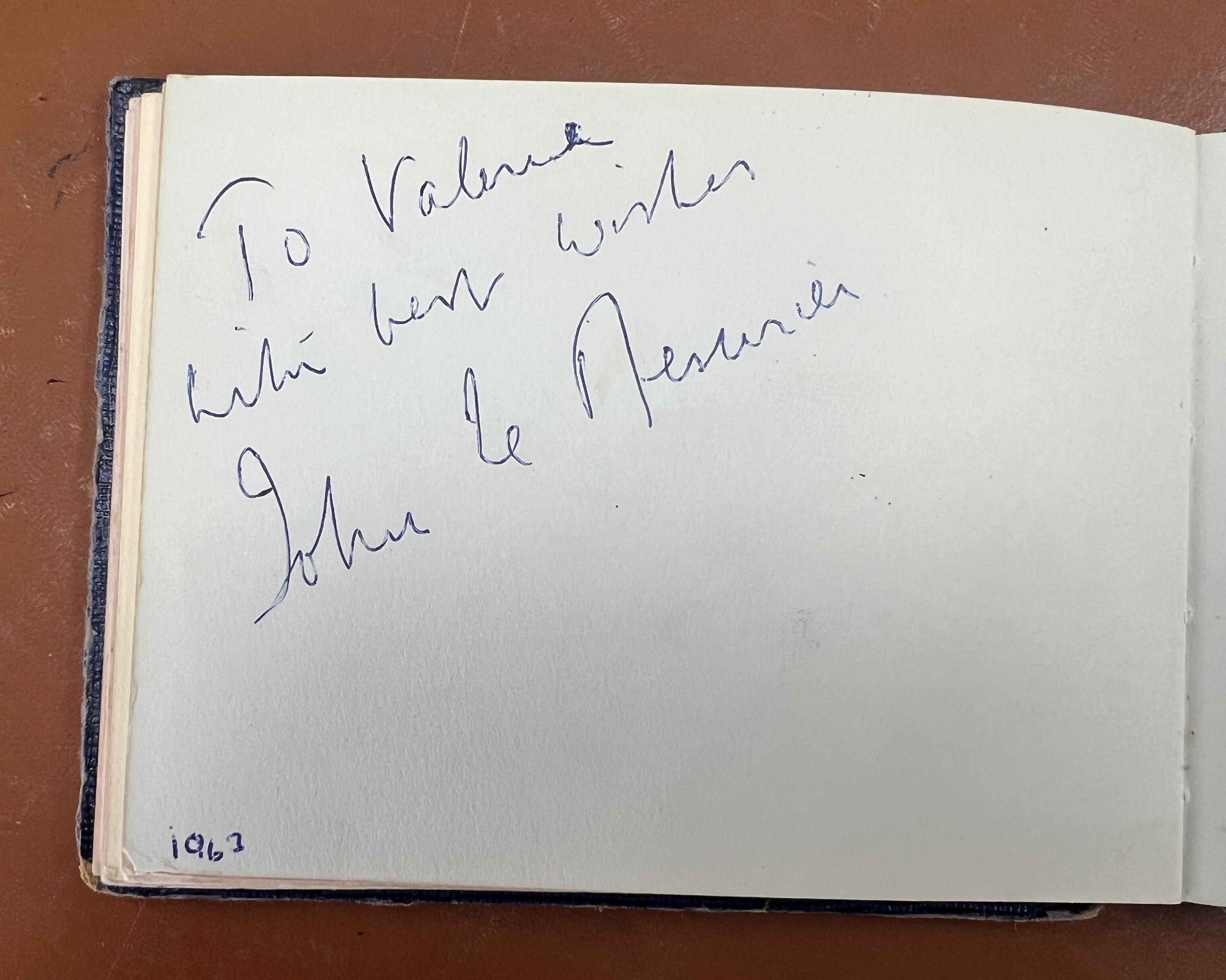 A 1960's autograph album containing autographs of various celebrities including Cliff Richard, - Image 35 of 37
