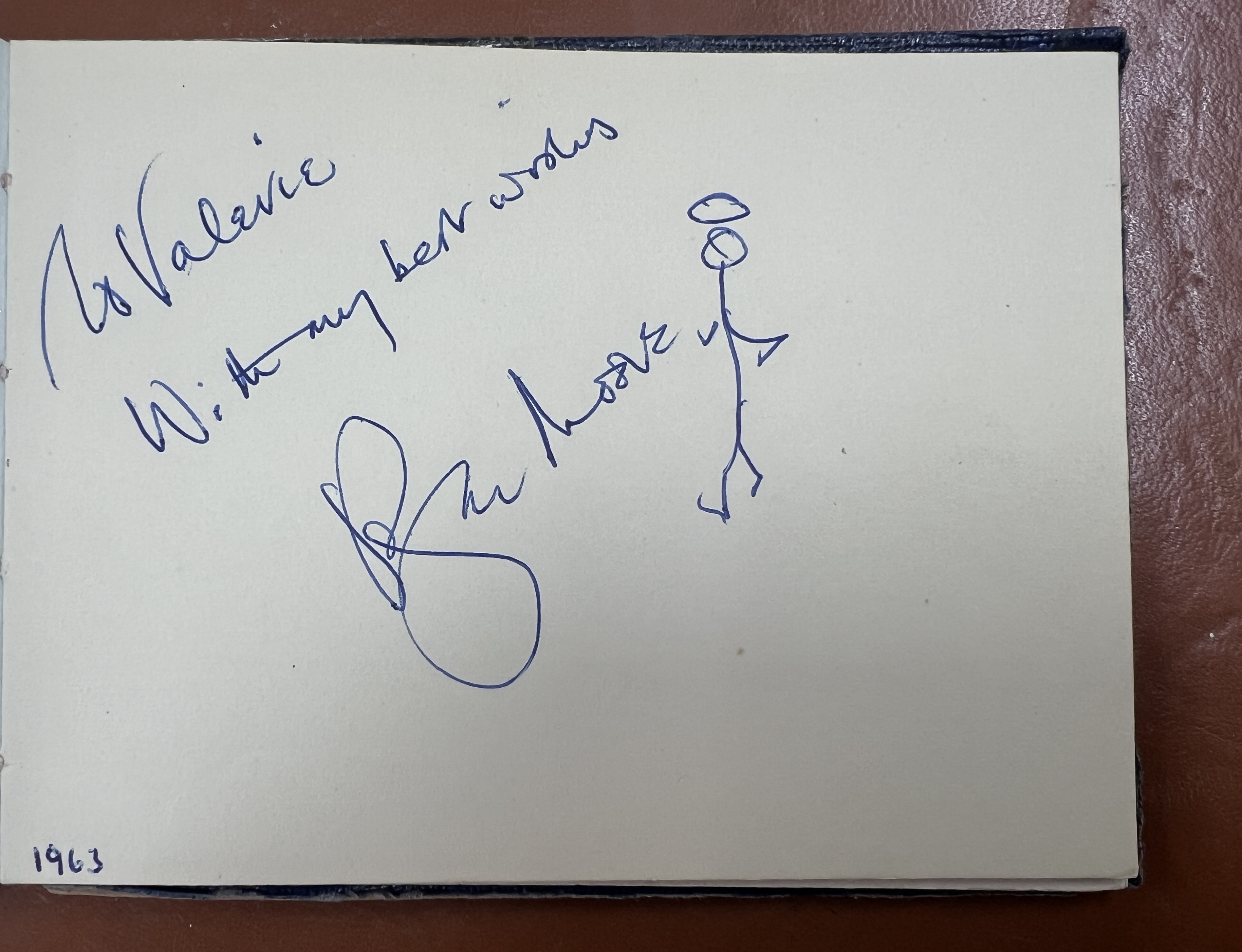 A 1960's autograph album containing autographs of various celebrities including Cliff Richard, - Image 22 of 37