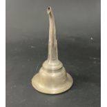 A Victorian silver wine funnel, Birmingham, circa 1863-64, makers E&C (Elkington & Co), approx. 6.