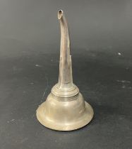 A Victorian silver wine funnel, Birmingham, circa 1863-64, makers E&C (Elkington & Co), approx. 6.