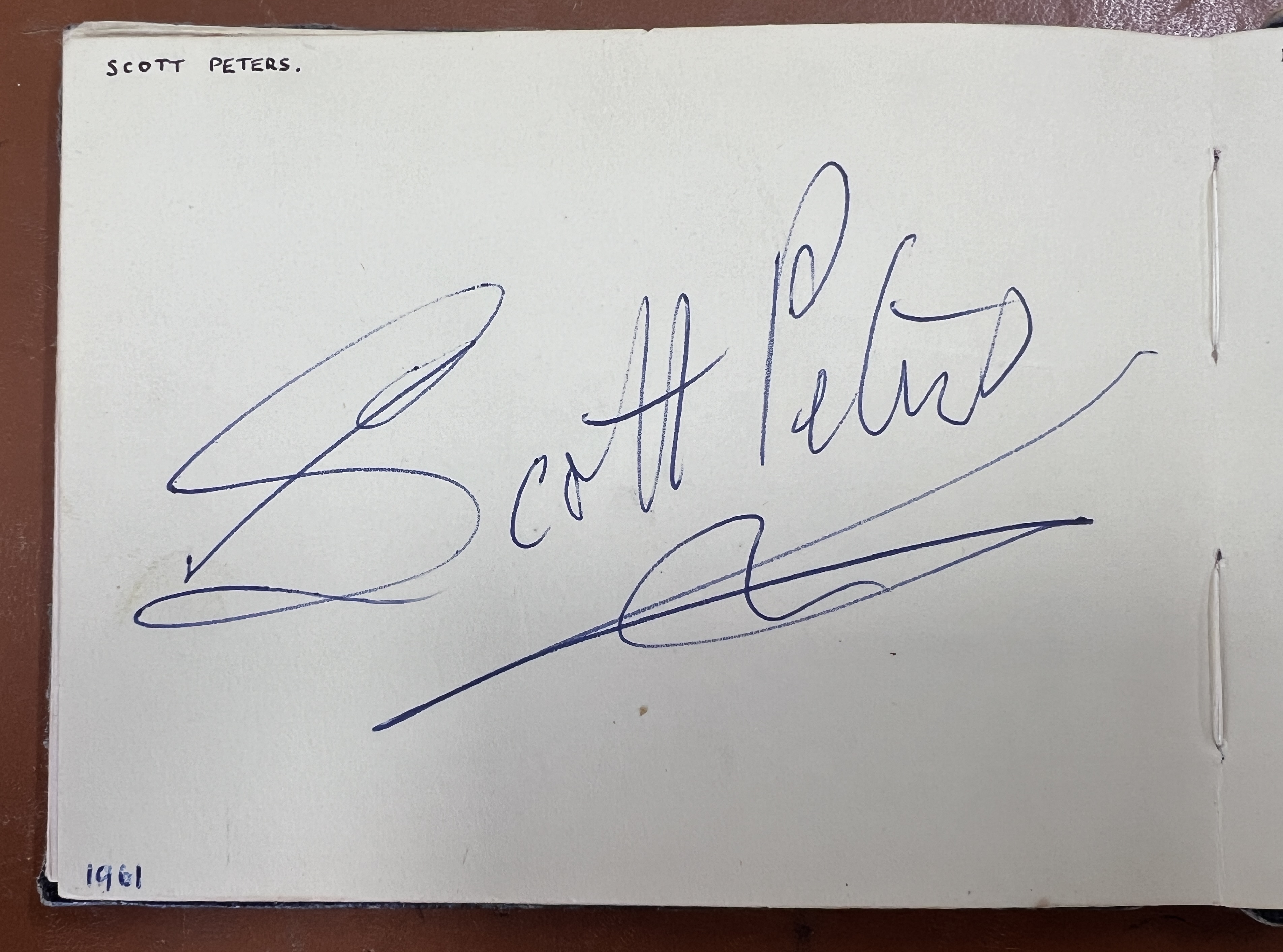 A 1960's autograph album containing autographs of various celebrities including Cliff Richard, - Image 11 of 37