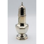 A George V Lighthouse Sugar Castor, height 21.5cm, approx. 6.38oz