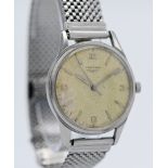 Longines, a gents stainless steel automatic wristwatch, backplate numbers 977,6995 1, movement