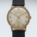 Smiths Astral, a gents 9ct gold manual wind wristwatch.