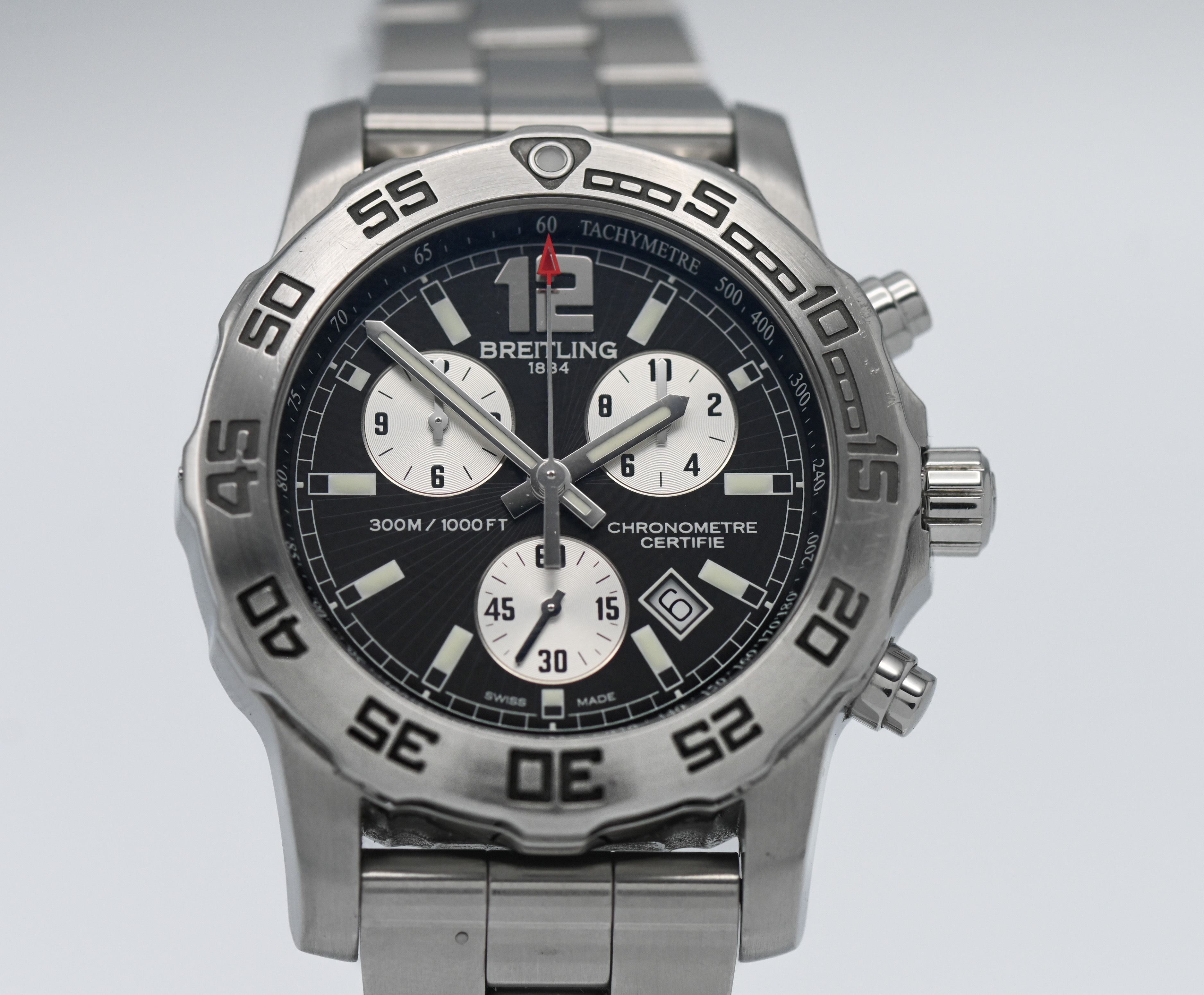 Breitling, a gents Chronograph Chronometer Certified wristwatch, reference number A7338710/BB49,