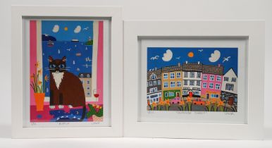 Arth Lawr, two small signed limited edition prints -'Southside Street' and 'Pepper'. Overall size (