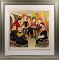 Beryl Cook (1926-2008) signed edition print 'Party Girls', number 278/650, framed and glazed.