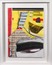 Jo Lanyon, 2011, mixed media, Preludio XII, framed and glazed, image size 44cm x 32cm, overall