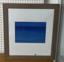 Helen Atkins (St Ives) Skyline, Laser print, Framed and glazed - signed HA 98, 27cm x 20cm